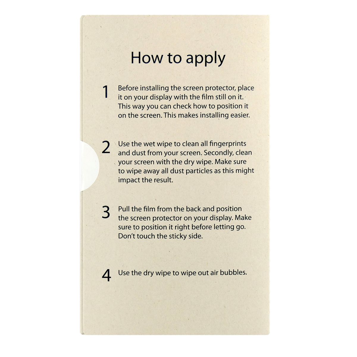 New: Tempered Glass screen protector