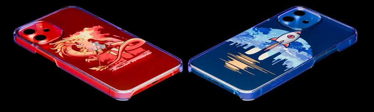 Back printed hard cases in everyday use