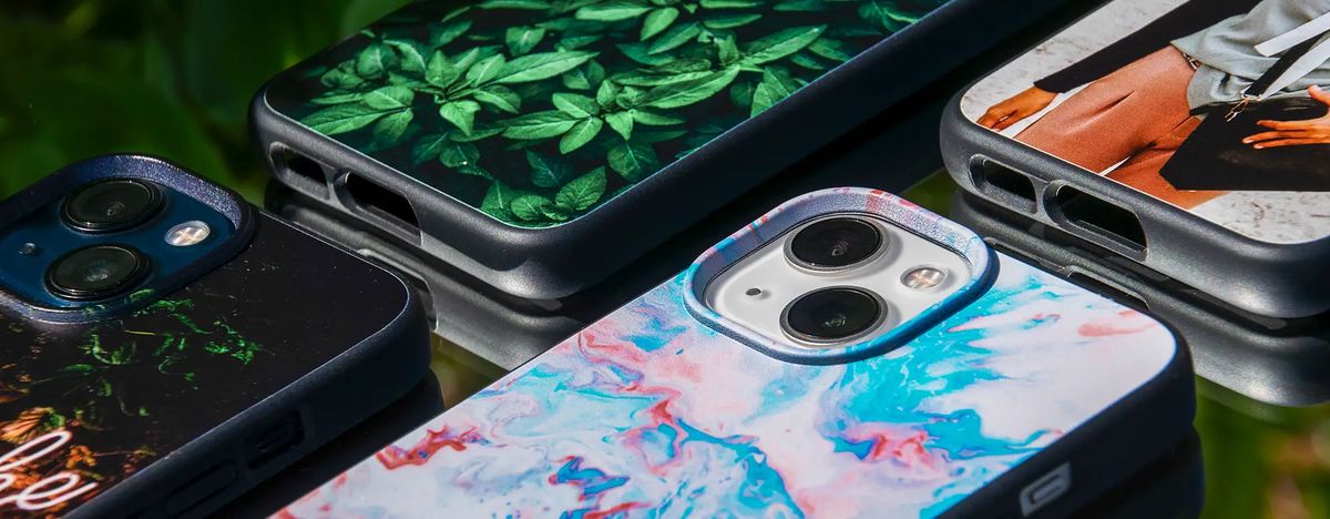 Biodegradable case in everyday use