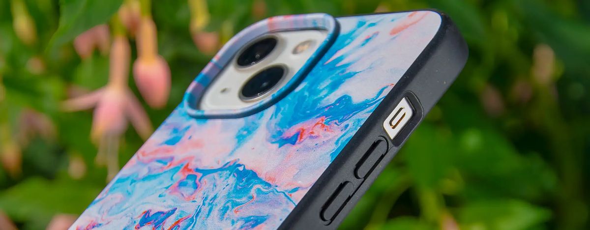 Biodegradable case in everyday use