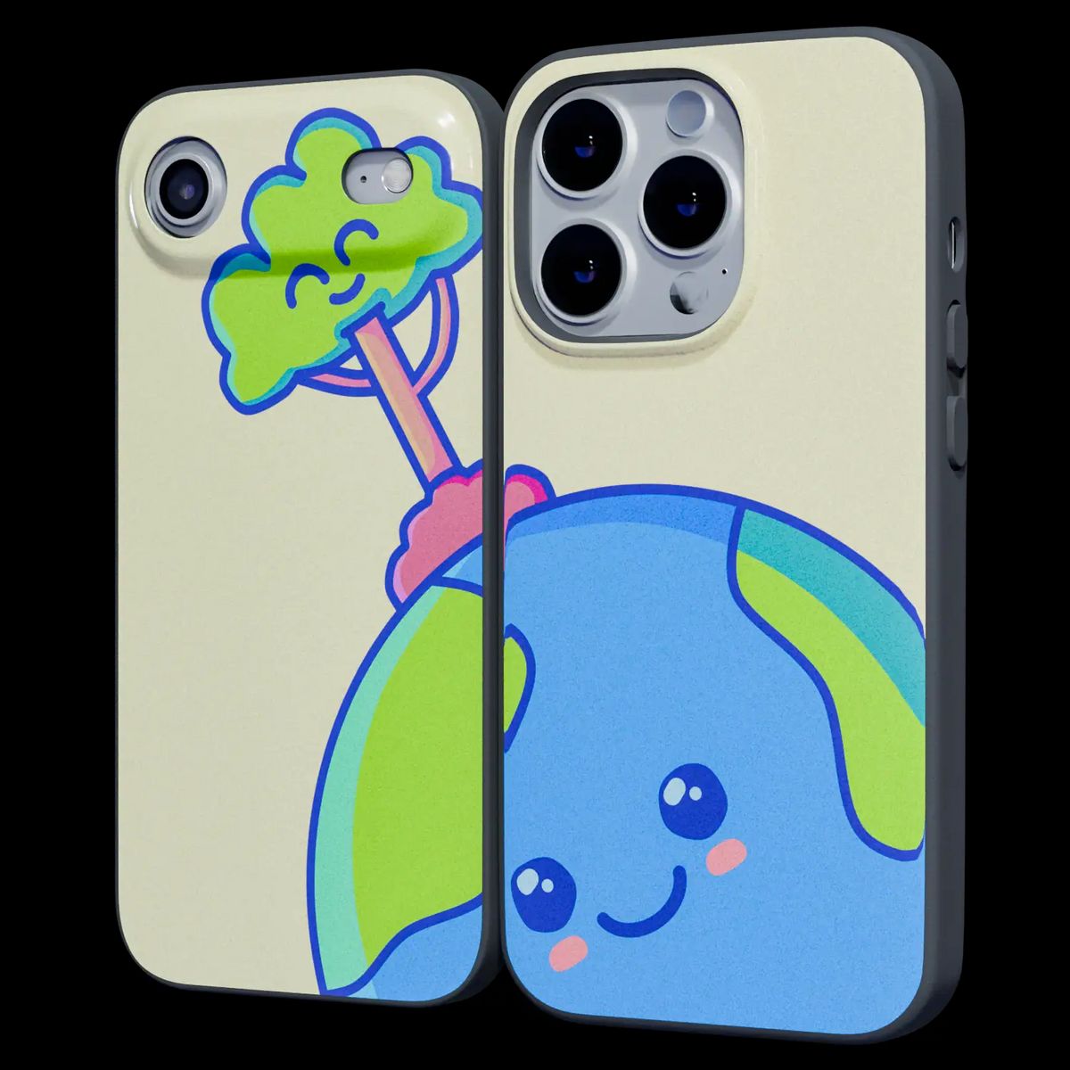 Biodegradable cases representing our commitment to a sustainable future