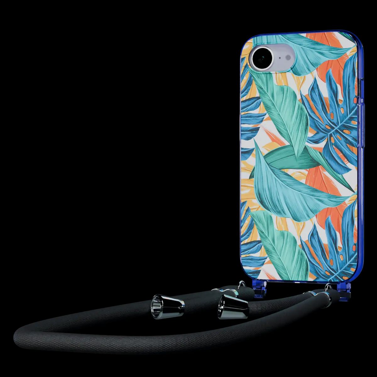 Crossbody phone cases in custom designs worn as a handbag