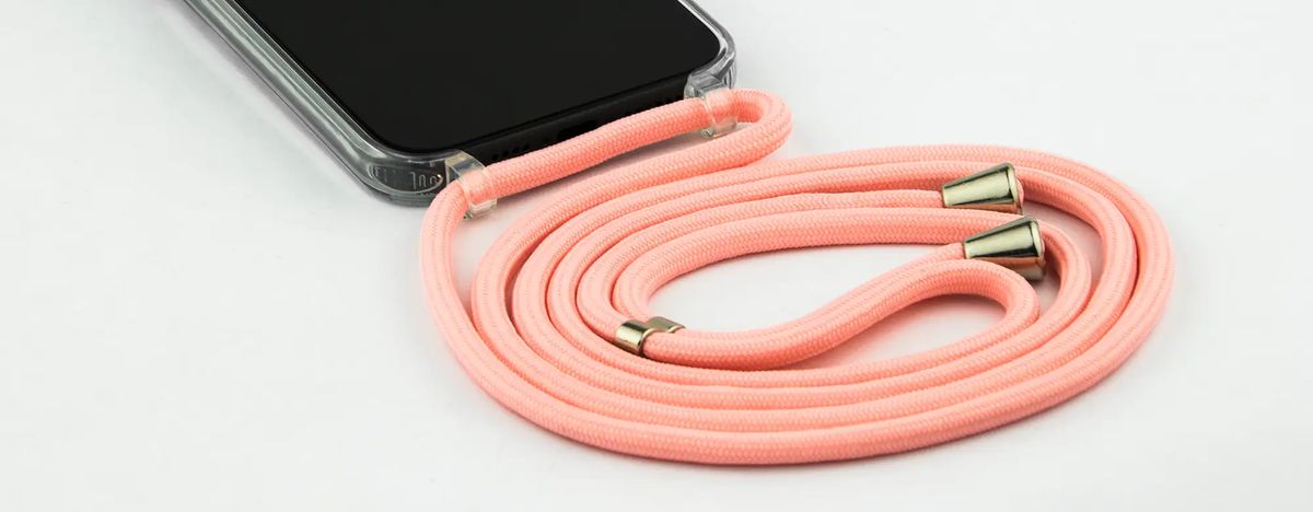 A crossbody cord in everyday use
