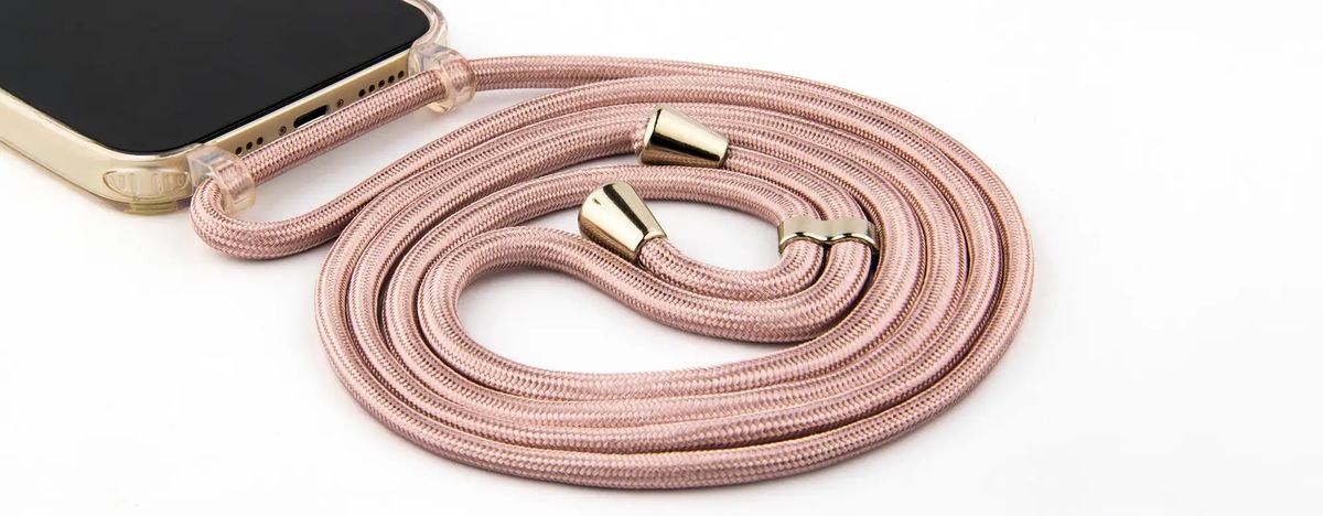 A crossbody cord in everyday use