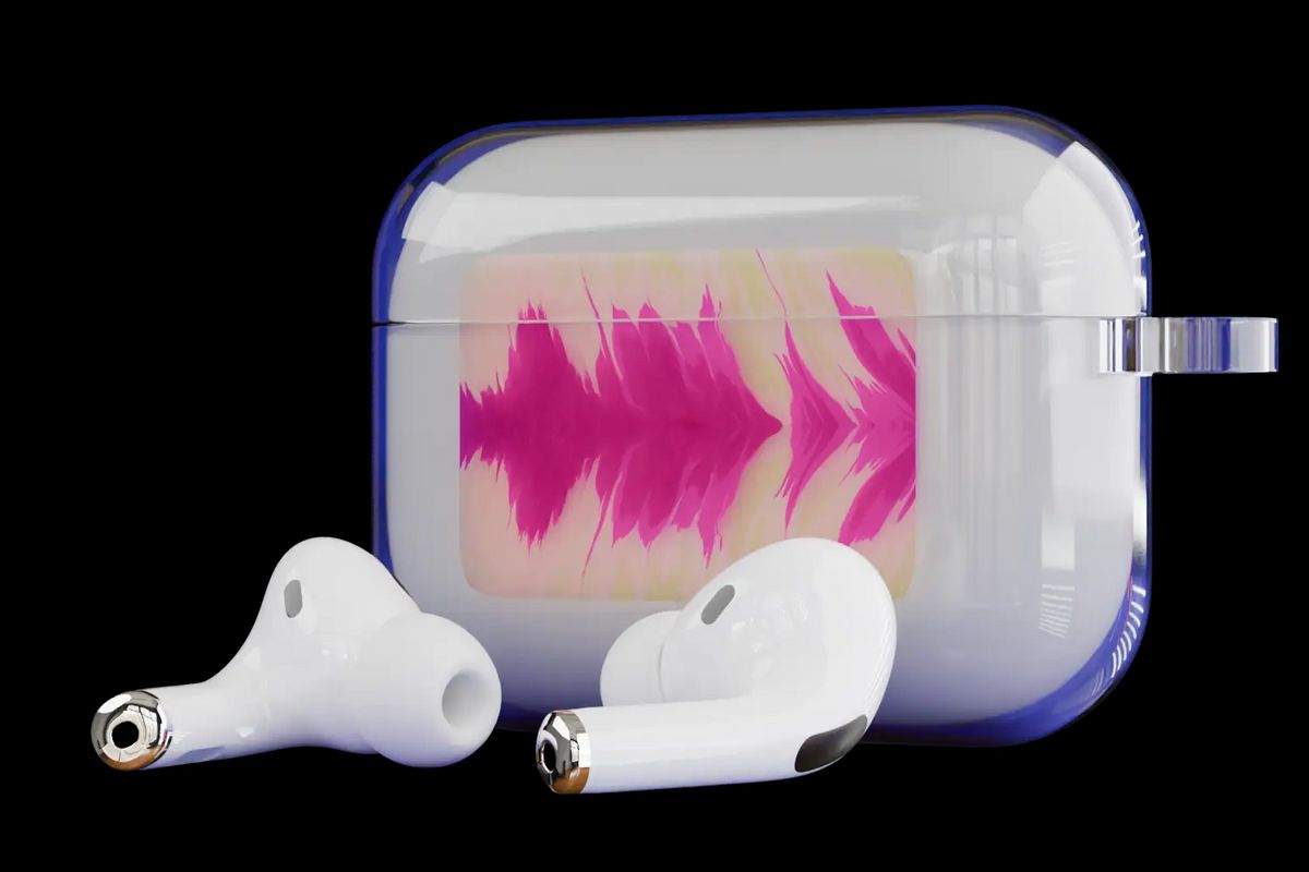 Front printed soft AirPods cases with custom designs
