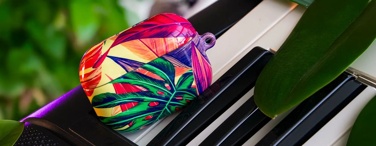 Fully printed AirPods case in everyday use