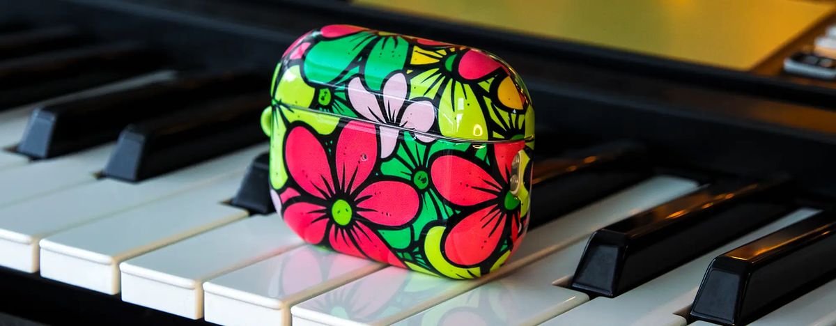 Fully printed AirPods case in everyday use