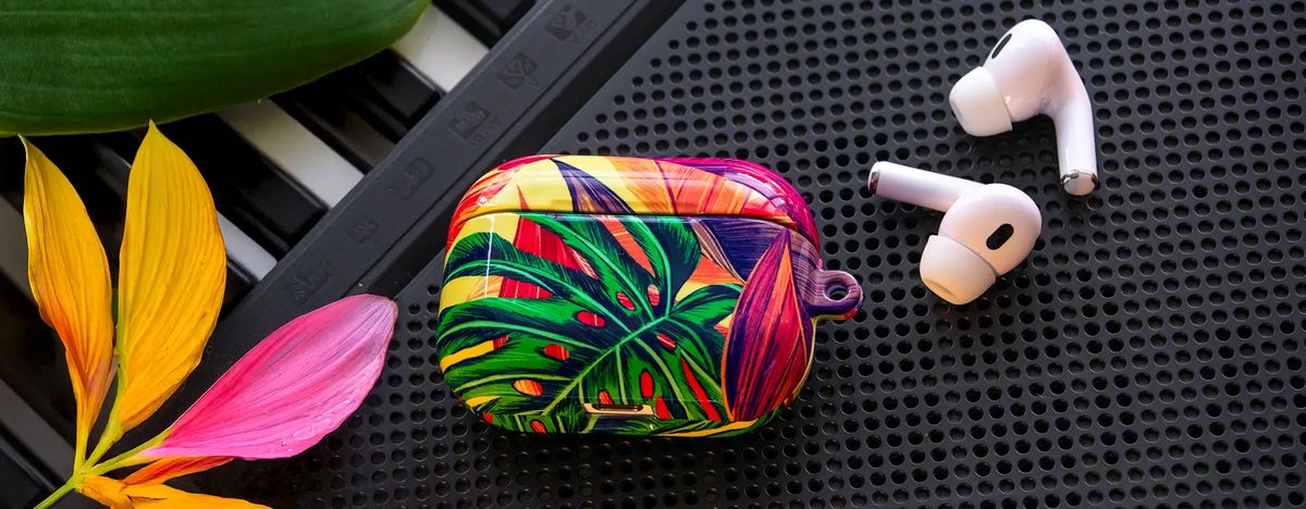 Fully printed AirPods case in everyday use