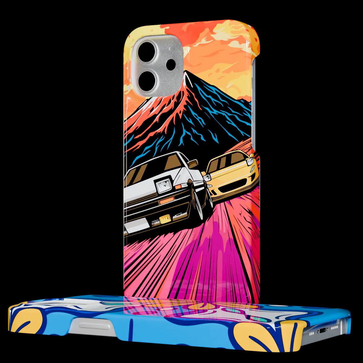 Fully printed hard phone cases in a range of glossy designs