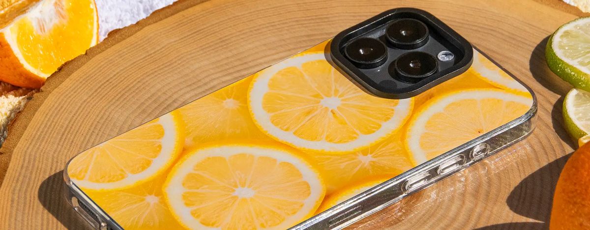 A custom hybrid case in everyday use