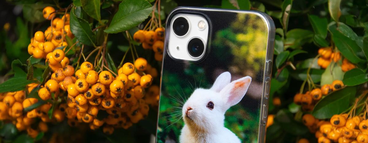 A custom soft case in everyday use