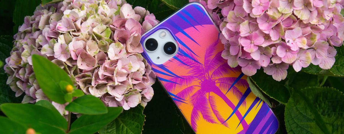 A custom soft case in everyday use