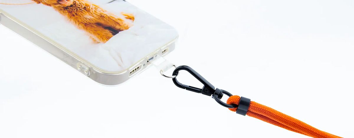 Universal phone cord in everyday use