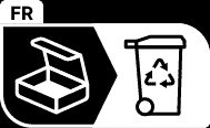 French recycling symbol for cardboard boxes