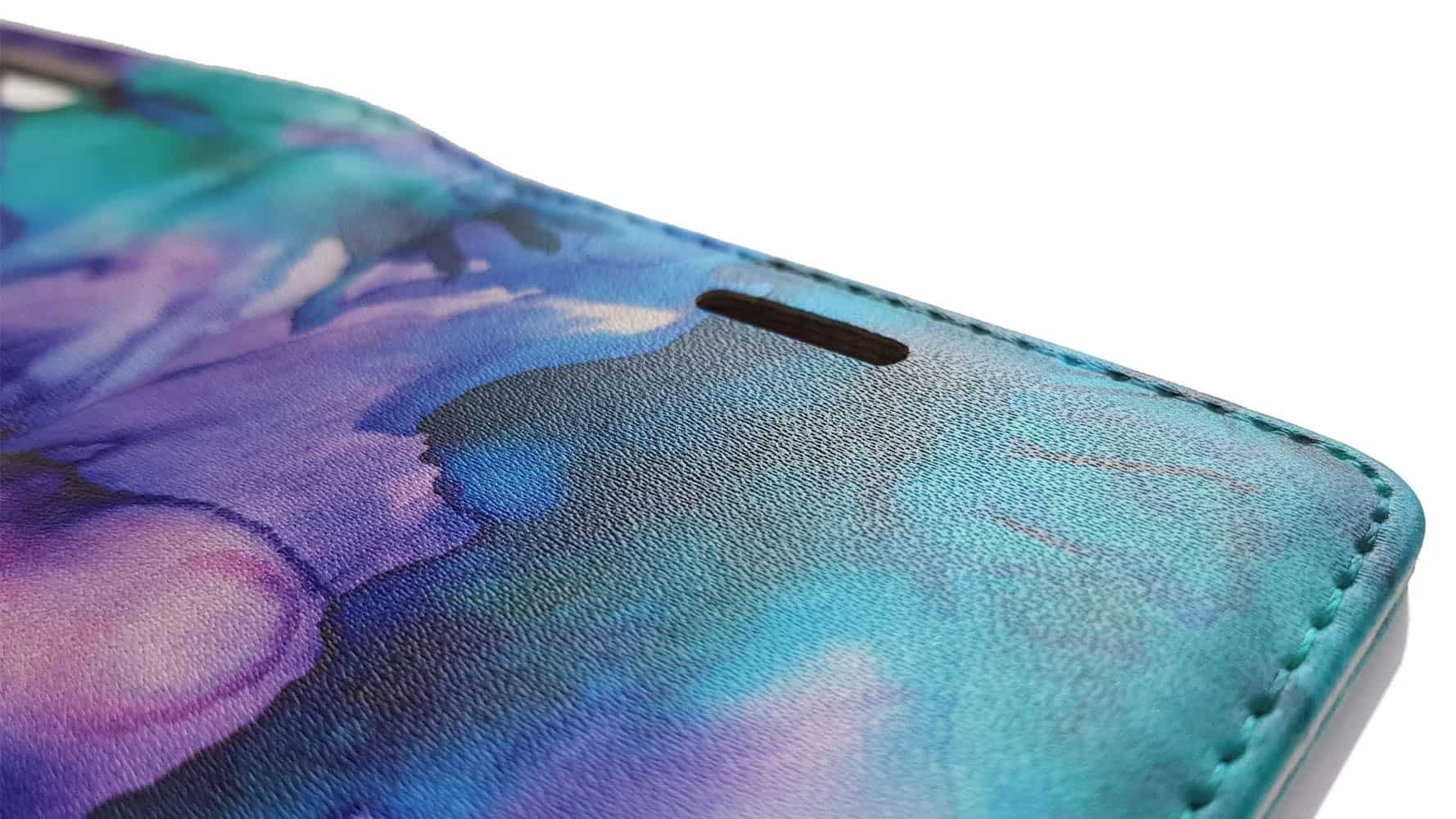 Fully printed wallet case Fully printed wallet case close up shot