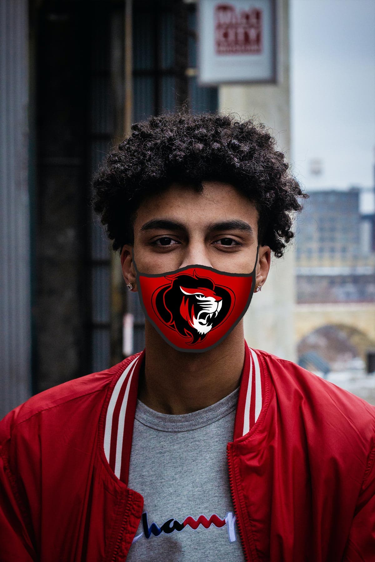 Face mask with your favourite sports team logo Face mask with your favourite sports team logo