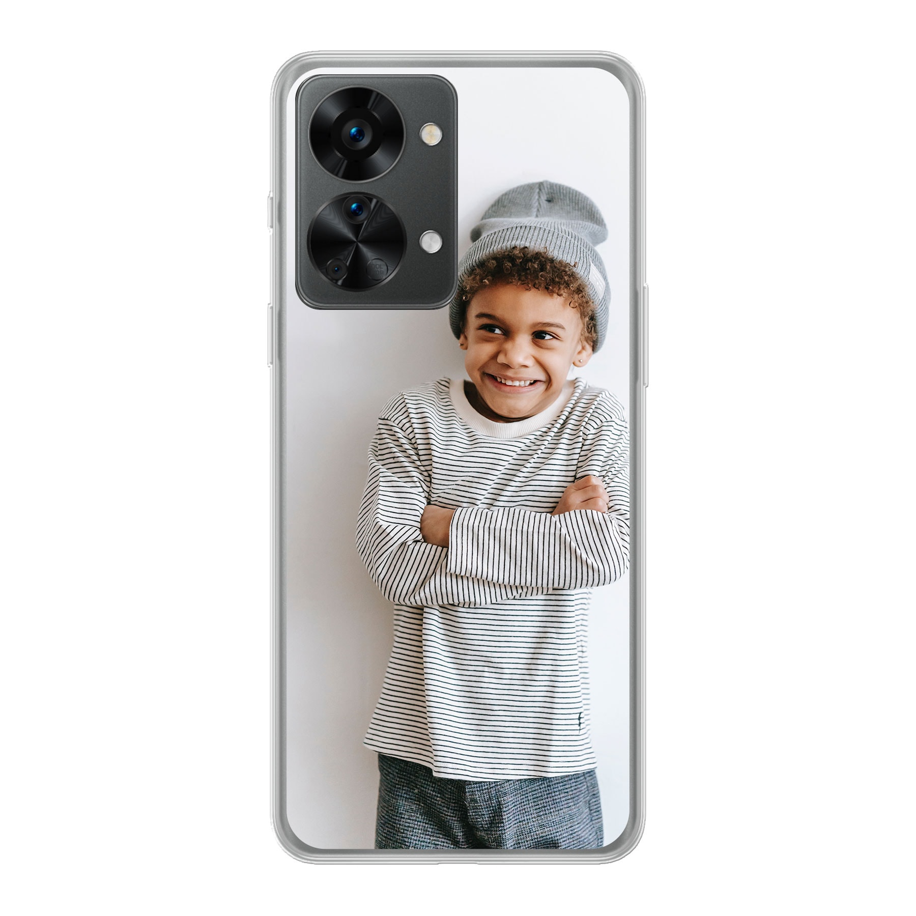 OnePlus Nord 2T Soft case (back printed, transparent)