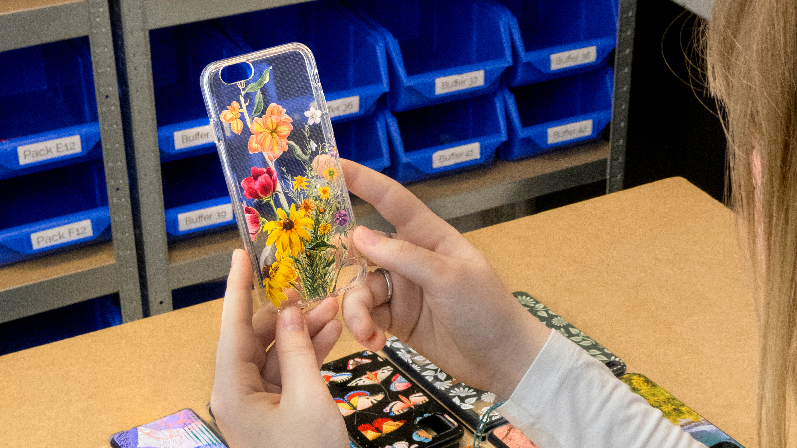 Phone case printing – QC